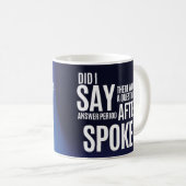 質問回答期間後話 コーヒーマグカップ (正面右)