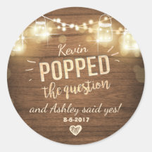 質問婚約メッセージカードシール