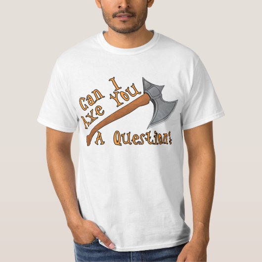 質問打ち切って下さい Tシャツ (正面)