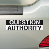 質問権限のバンパーステッカー バンパーステッカー (車上)