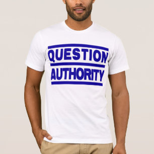 質問権限のTシャツ Tシャツ
