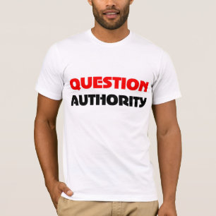 質問権限のTシャツ Tシャツ