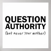 質問権限 ポスター (正面)