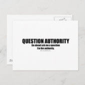 質問権限 ポストカード (正面/裏面)