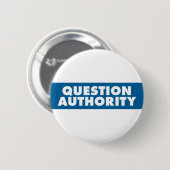 質問権限-青 缶バッジ (正面&裏面)