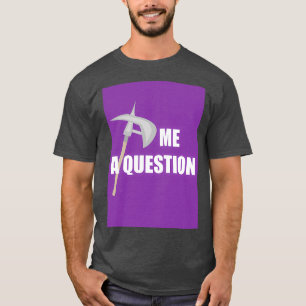 質問2紫 Tシャツ