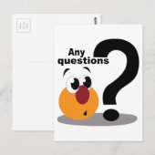 質問 ポストカード (正面/裏面)