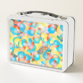 質問Inprendre Nuage MotssTexteモチーフのメッセージ メタルランチボックス (裏面)