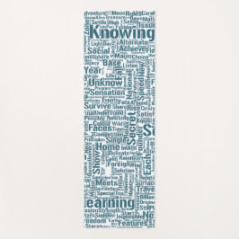 質問Inprendre Nuage MotssTexteモチーフのメッセージ ヨガマット