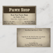 質屋の名刺 名刺 (正面/裏面)