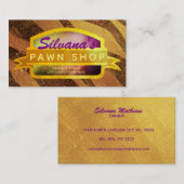 質屋スローガン名刺 名刺 (正面/裏面)