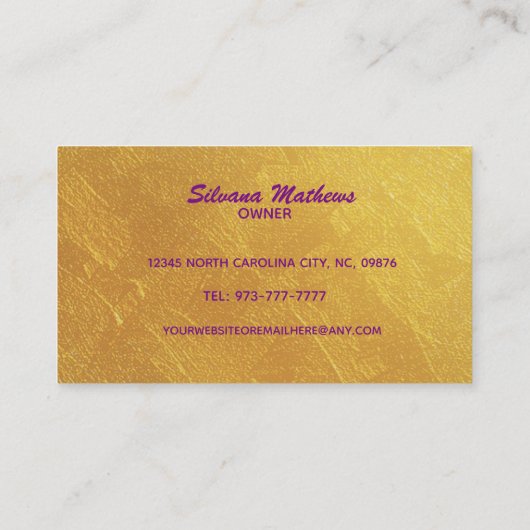 質屋スローガン名刺 名刺 (裏面)