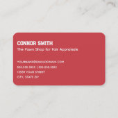 質屋ポーンショップレッド 名刺 (裏面)