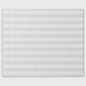 質感のあるシルバーのサテンと白いラッピング紙 ラッピングペーパー (フラット)