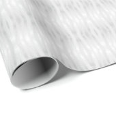 質感のあるシルバーのサテンと白いラッピング紙 ラッピングペーパー (ロールコーナー)