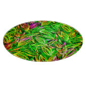 質感のあるリーフガーデンアート カッティングボード (角)