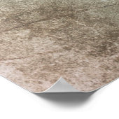 質感のある古い表面が経年劣化している ポスター (角)