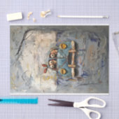 質感のある漫画の車キャラクター 薄葉紙 (クラフト)