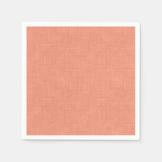 質感のある珊瑚「心地よい珊瑚人気がある」。 スタンダードカクテルナプキン (正面)