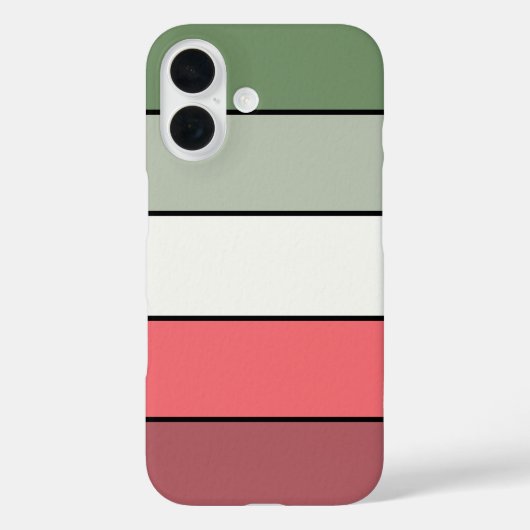 質感のある紙にクリスマスの赤、白、緑の色 Case-Mate iPhoneケース (裏面)