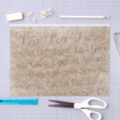 質感のある素直な手書き用のお茶 薄葉紙 (クラフト)