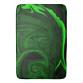 質感のある緑色のマラカイト石 バスマット (正面縦)