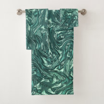 質感のある翡翠と青緑色の色合い