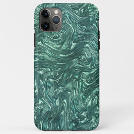 質感のある翡翠と青緑色の色合い iPhone 11 PRO MAXケース