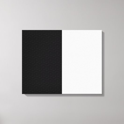 質感のある質感のある白黒 キャンバスプリント (正面)