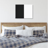 質感のある質感のある白黒 キャンバスプリント (インサイチュ (寝室))