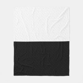 質感のある質感のある白黒 フリースブランケット