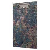 質感のきたないパッチワークが付いている汚いパターン クリップボード (左)