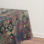 質感のきたないパッチワークが付いている汚いパターン テーブルクロス (インサイチュ)