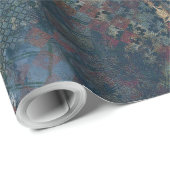 質感のきたないパッチワークが付いている汚いパターン ラッピングペーパー (ロールコーナー)