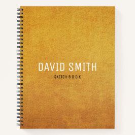 質感パーソナライズされたSketchbook名ノートブック ノートブック