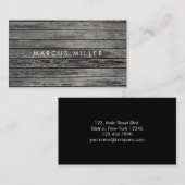 質感 |木材 |名刺 名刺 (正面/裏面)