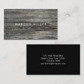 質感 |木材 |名刺 名刺 (正面/裏面)