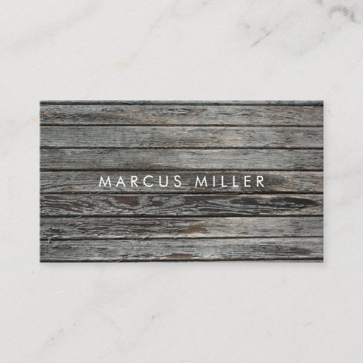 質感 |木材 |名刺 名刺 (正面)