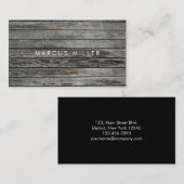 質感 |木材 |名刺 名刺 (正面/裏面)