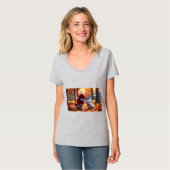 質最高のの高い女性Tシャツ Tシャツ (正面フル)