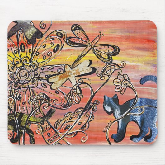 質猫のマウスパッド マウスパッド (正面)