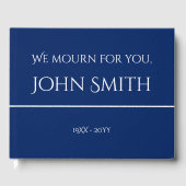 質素で基本的な思い出のゲストブック ゲストブック (正面)