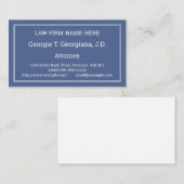 質素で謙虚な名刺 名刺 (正面/裏面)