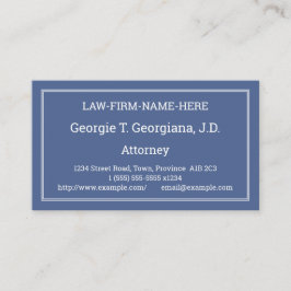 質素で謙虚な名刺 名刺