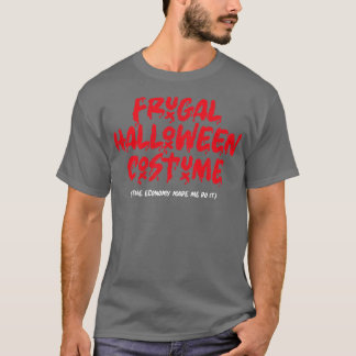 質素なハロウィーンの衣装 Tシャツ