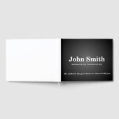 質素エレガントな葬式 ゲストブック (全面)