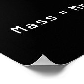 質量=ミスターXモル ポスター (角)