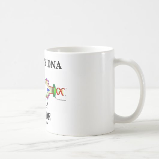 質DNAの内部(DNAの写し) コーヒーマグカップ (右)