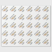 質DNAの内部(DNAの写し) ラッピングペーパー (フラット)