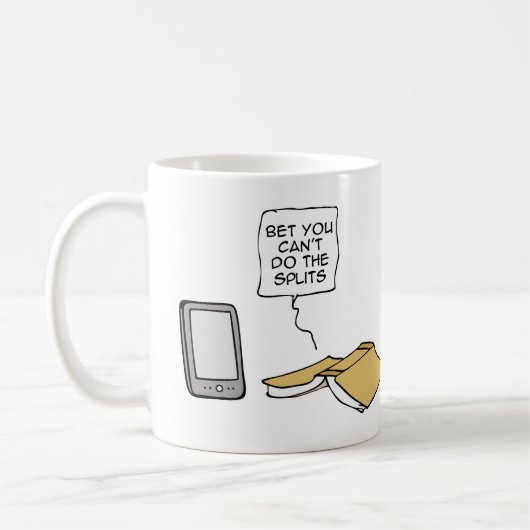 賭けては割り目ができない コーヒーマグカップ (左)